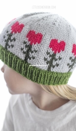 Heart Flowers Hat by Cassandra May