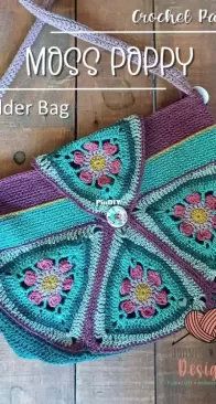 Joanita Theron Designs - Creative Crochet Workshop - Joanita Theron - Moss Poppy bag - Free