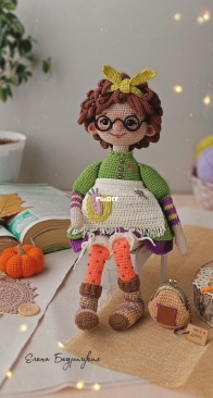 Lenabusinka - Elena Bedritskikh - Елена Бедрицких - Domovushka Doll 38см - Кукла Домовушка - Russian