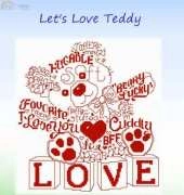 Ursula Michael Designs  - Lets  Love Teddy
