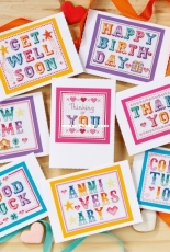 Susan Bates - Circus Theme Greetings Cards by Susan Bates - Cross Stitching.