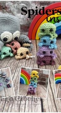 Alter Ego Crochet - Christina Schneider Olesen - No Sew Spider crochet surprise