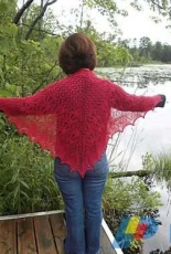 Percy Shawl by Sanne Kalkman / Roses on Toast-Free
