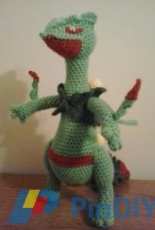 Crochet Fanatic - Christjan Bee - Mega Sceptile - Free