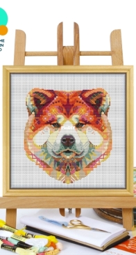 Awesome Pattern Studio - CS1131 - Mandala Dog Akita-Inu XSD