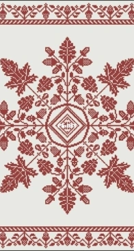 Modern Folk Embroidery - Autumn Leaves  XSD+PCS