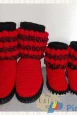 Crochet boots