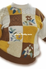 Patchwork knitting from Verena