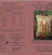 Homespun Elegance 09XM Santa Ornament 2009 -  The Merry Stitcher