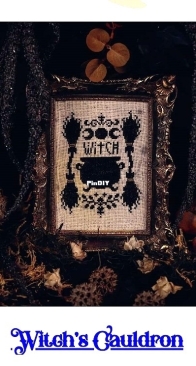 The Witchy Stitcher - Witch's Cauldron from Witchy Stitching PCS + XSD