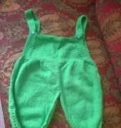 green pants