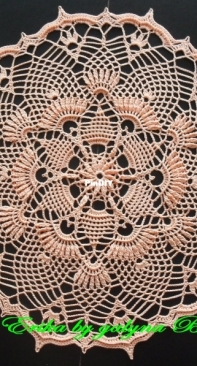 Galyna Borysova - Галина Борисова - Erika and Little Doily - Салфетка Erika and Little Doily - Russian (2in1)
