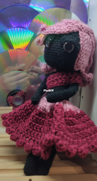 Doll with skirt