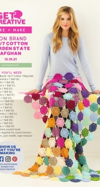 Spotlight - Lion Brand 24/7 Cotton Garden State Afghan - Free