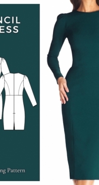 Witeson Patterns - Pencil Dress - English