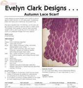 Autumn Lace Scarf by Evelyn A. Clark