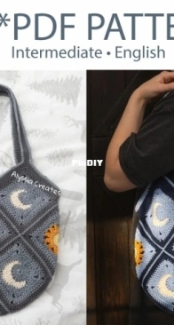 Alyssia Creates - Alyssia Stacey-Orchard - Sun and Moon Tote Bag