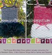 Crafting Friends Designs - Princess Britt Infant Dress by Kate Wagstaff