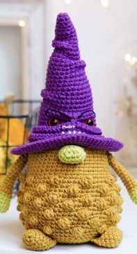 Polushka Bunny - Crochet Page - Gnomeland - CrochetGnome Toys - Maria Ermolova - Creepy Pumpkin Gnome