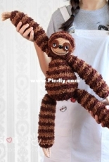 Craft Passion - Joanne Loh - Sloth Amigurumi - English and Spanish - Free