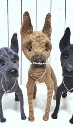 Crochet Mini Pets - Olga Kovaleva - Great Dane