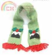 Plum Pudding Christmas Scarf  By Shellie Wilson/Craftbits-Free