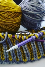 My very first bioche stitch project