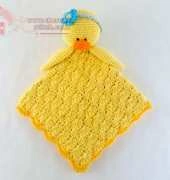 One and Two Company Carolina Guzman Duck Lovey Blanket Pattern English