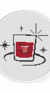 Daily Cross Stitch - Retro Americano