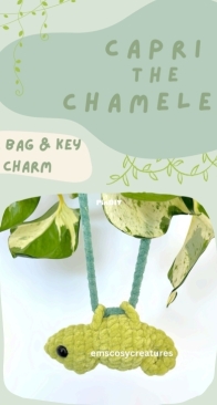 The Crochet Zoologist - EmsCosyCreatures - Emily / Em - Capri the Chameleon