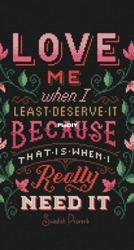 Stitchrovia - Love Me When I Least Deserve It by Emma Congdon PCS + XSD