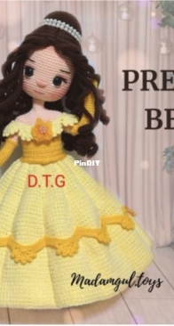 Madamgul Toys - Gülsüm Ekiz - Pricess Belle - Prenses Belle - Turkish
