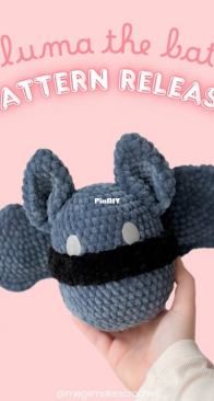 Megs Makes Patterns / Megs Makes Crochet - Megs Stiles - Luma the Bat