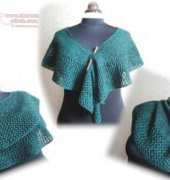 Meliai Crexcent Shawlette by Tanja Murray