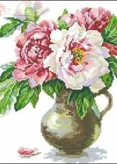 Alisa 2-21 Blooming garden peonies xsd + pcs