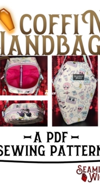 Seamingly Wicked -  Coffin Handbag Sewing Pattern - Free