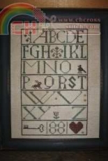 Country Stitches-Primitive Alphabet Sampler