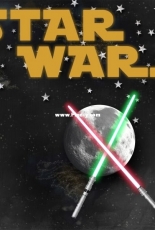 Digitally greetingcard for Star Wars-fan