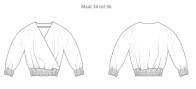 La Maison Victor - Hanni Blouse- Sizes 34-56 - French, Dutch