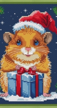 Mari Ta - New Years Hamster by Marina Tatkova - Free