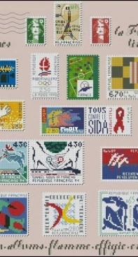 Pique & Pique 9704 - Point de Croix Stamp Collection - Les Timbres XSD