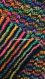 Striped Delight Scarf by Marji LaFreniere-Free