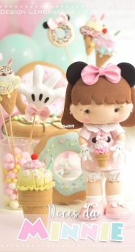 Design Lembranças - Marcele Rojas - Minnie Candy - Doces da Minnie - Portuguese