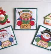 Christmas fridge magnets