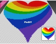 Two Magic Pixels - Rainbow Heart V2