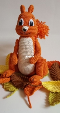 Wundervolle Amigurumi Welt - Janina Lamberz - Krümel Squirrel - German - Free