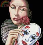 Artecy Cross Stitch - Behind the Mask by Gail Gastfield