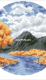 2x2 Stitch Art - 4 Seasons - Spring, Summer, Autumn, Winter xsd