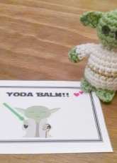 Knit Pickin Wood Works - Michele Lundell - Yoda EOS Balm Cover