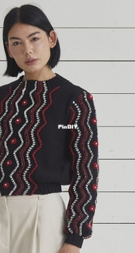 Valeria Sweater by Debbie Bliss